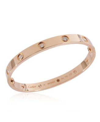 Rose Gold Diamond Love Bracelet
