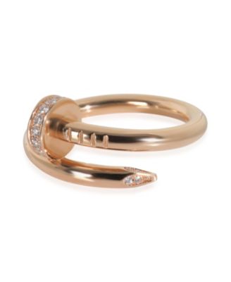Rose Gold Diamond Juste Un Clou Ring