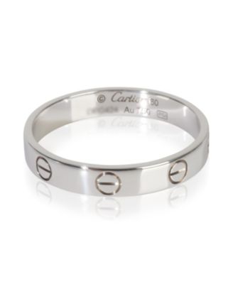 White Gold  Small Model Love Ring