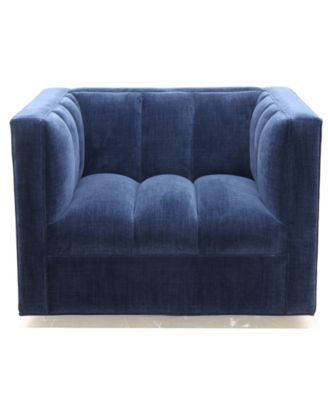 Jhuliana 40" Fabric Swivel Chair