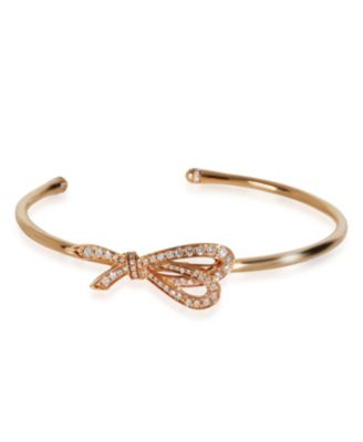 Bow Bracelet in 18k Rose Gold 0.82 CTW