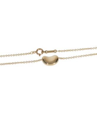 Yellow Gold  Elsa Peretti Vintage 11mm Bean Pendant