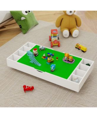 2-in-1 Play Table and Toy Organizer, Lego Compatible