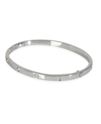 White Gold Diamond Small Model Love Bracelet