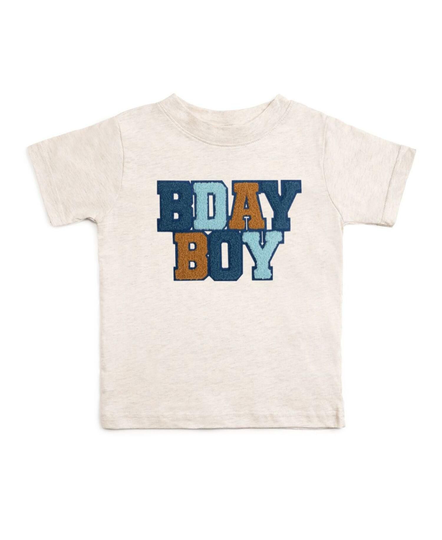 Baby Boys Birthday Patch Short Sleeve T-Shirt