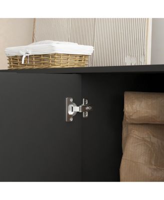 Modern Buffet Cabinet with Storage, Fluted Sideboard, Credenza, Console Table