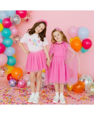 Baby Girls Raspberry Rhinestone Tutu