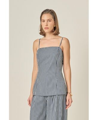 Women's Striped Long Top