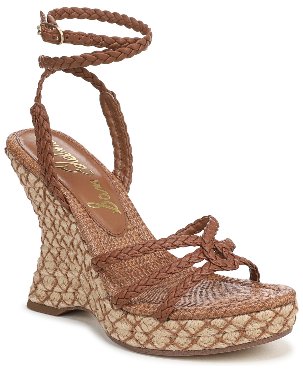 Женские сандалии Sam Edelman Women's Mindie Strappy Wedge Sandals — фото 1