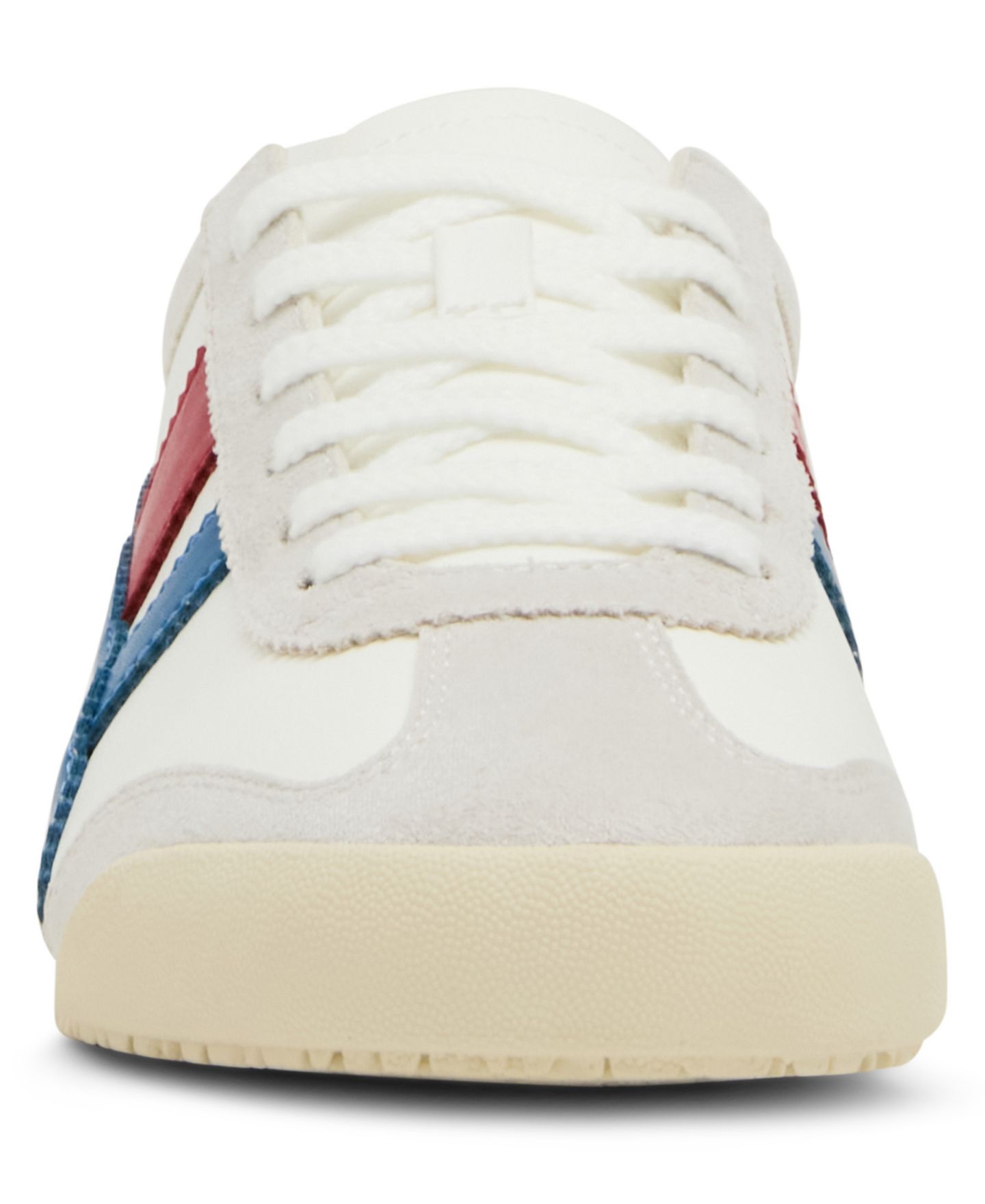 Женские кроссовки Madden Girl Glide Lace-Up Low Profile, цвет: Красный / Белый — фото 6