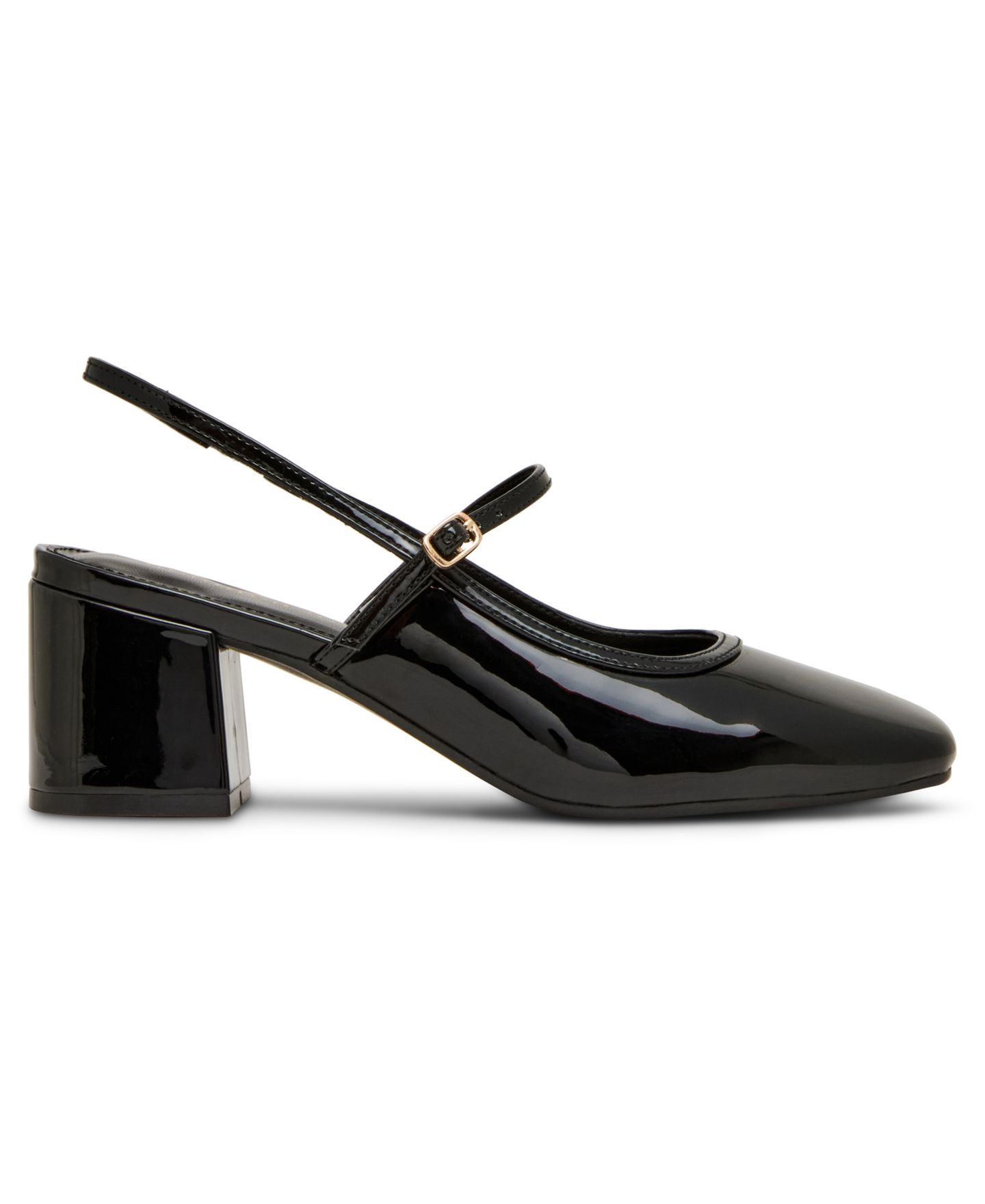 Женские туфли Madden Girl East Slingback Mary Jane Pumps, цвет: Чёрный лаковый — фото 2