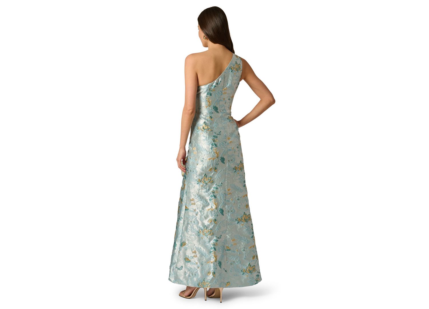 Petite One-Shoulder Gown