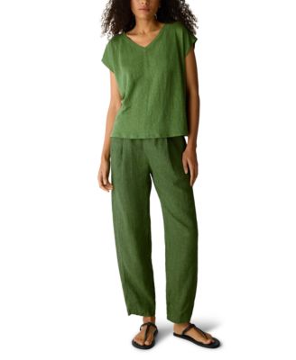 Women's & Plus Size Jersey V-Neck Square T-Shirt