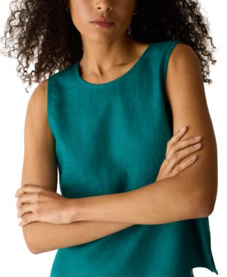 Women's & Plus Size Round Neck Shell Top