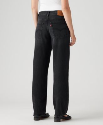 Premium Women's Mid-Rise Baggy Dad Jeans