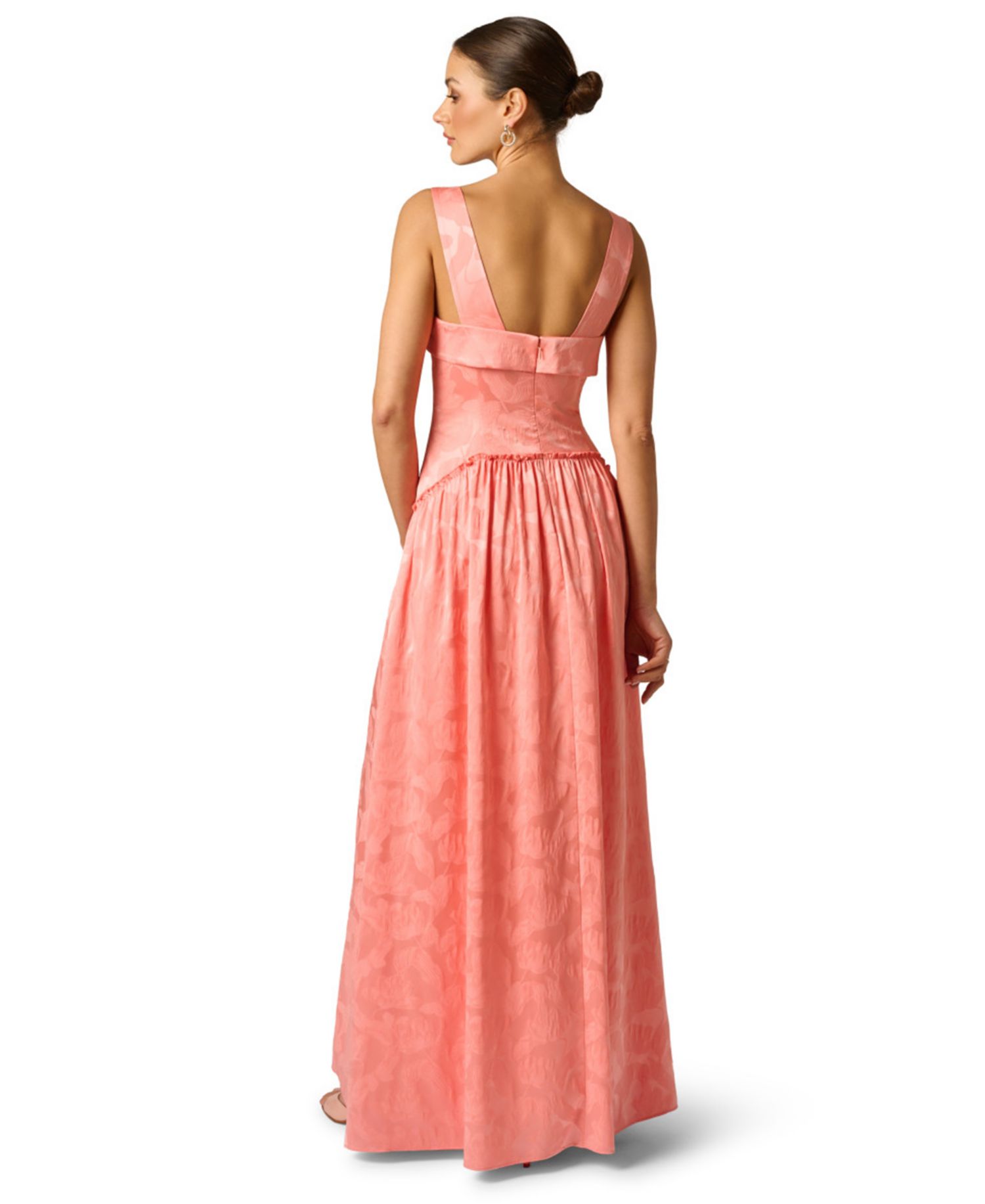 Women's Woven Jacquard Long Dress