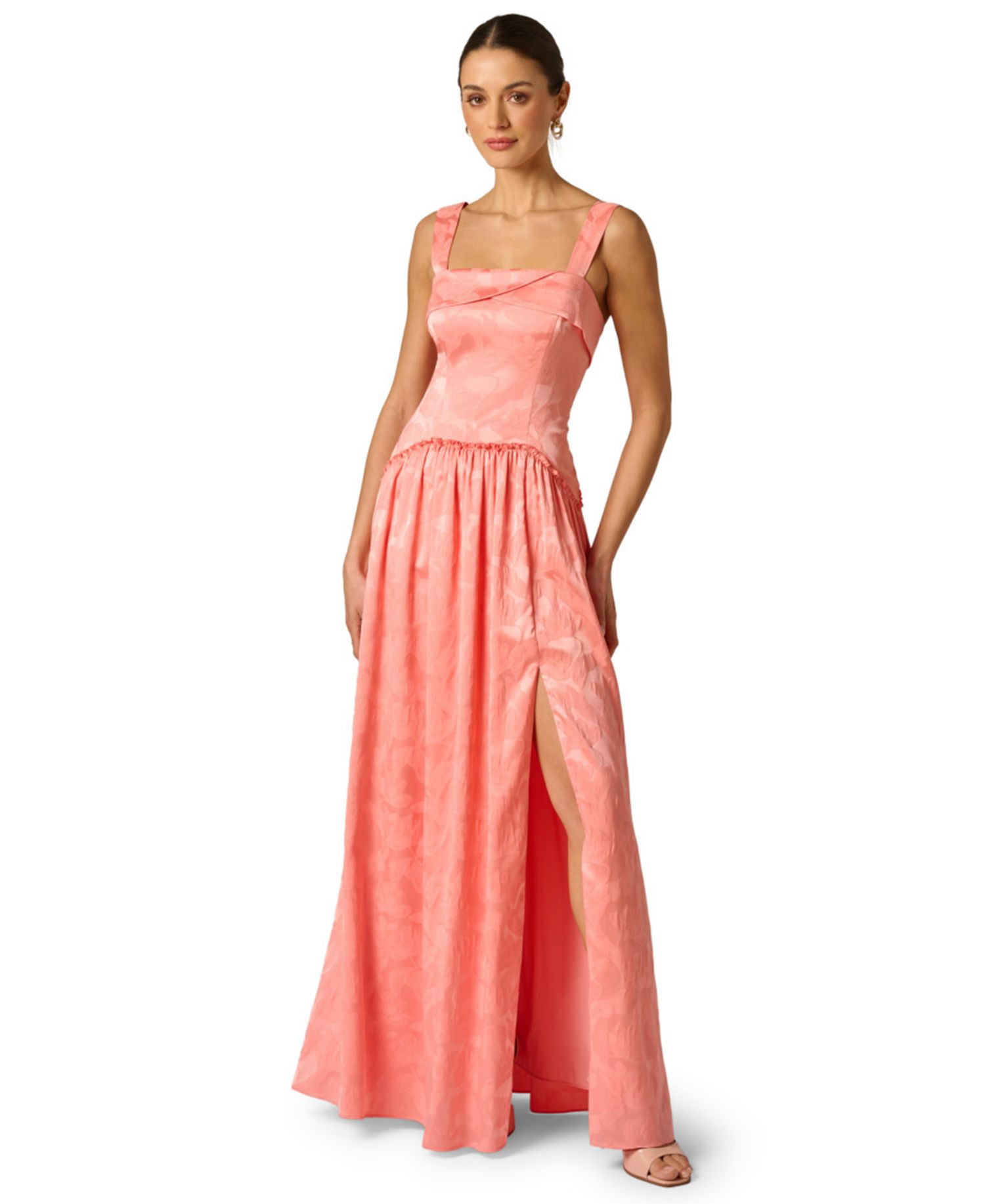 Women's Woven Jacquard Long Dress