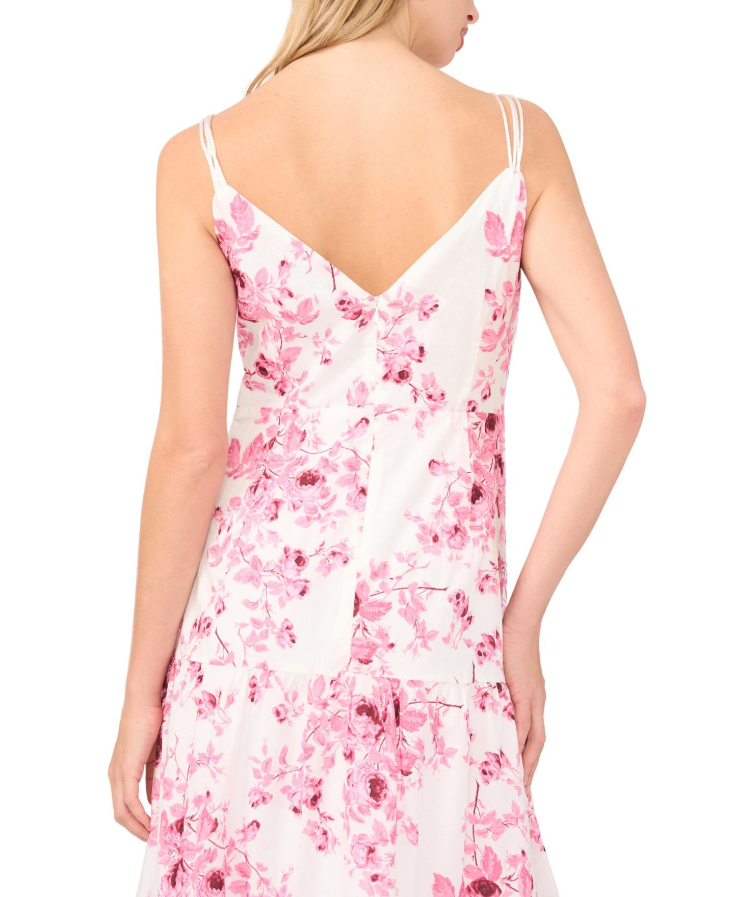 Женское платье 1.STATE V-Neck Tiered Maxi, цвет: Орхидея дымчатый — фото 4