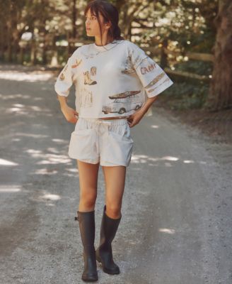 Women's Mountain View Crew Neck Graphic T-Shirt