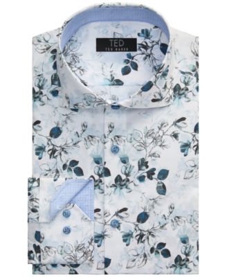 Ted Baker Men's Premium Non-Iron Slim-Fit Dress Shirt
