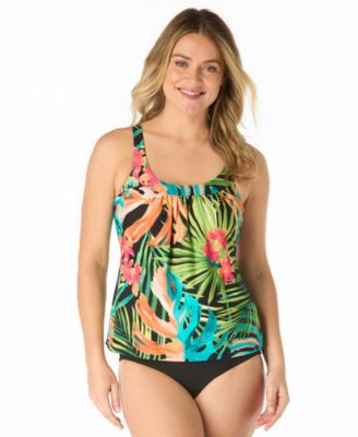 Women's Pull-On Scoop Neck Ultra Fit Tankini Top