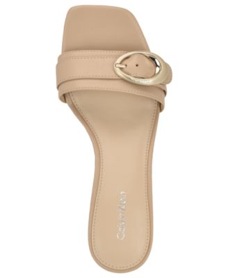 Women's Neveena Buckle Strap Kitten Heel Dress Sandals