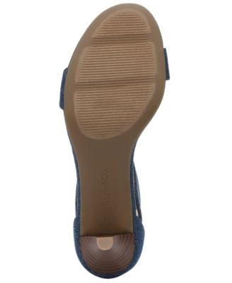 Women's Paycee Two-Piece Mid-Heel Dress Sandals