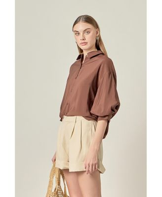 Women's Balloon Sleeve Shirt