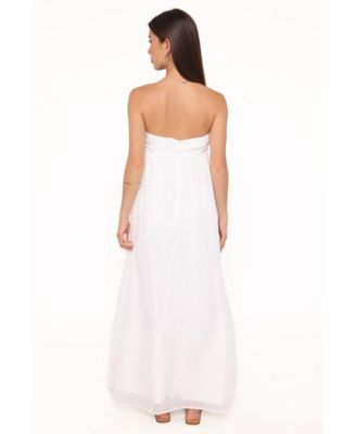 Women's Vee Strapless Maxi Dress