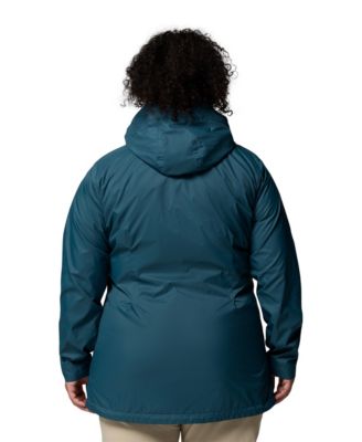 Plus Size Hooded Jacket