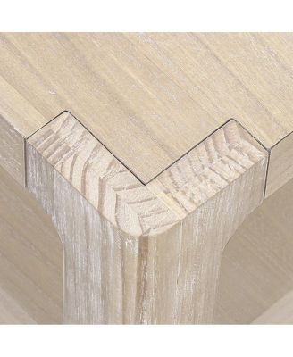  Modern Farmhouse Coffee Table with Soft Rounded Profile