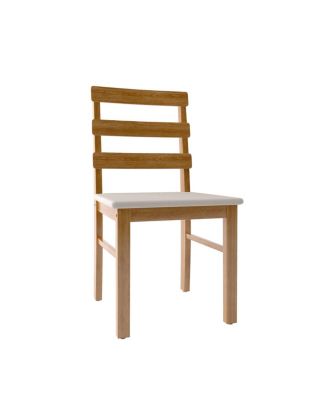 Scandinavian Style Upholstered Dining Chair (Original Wood)