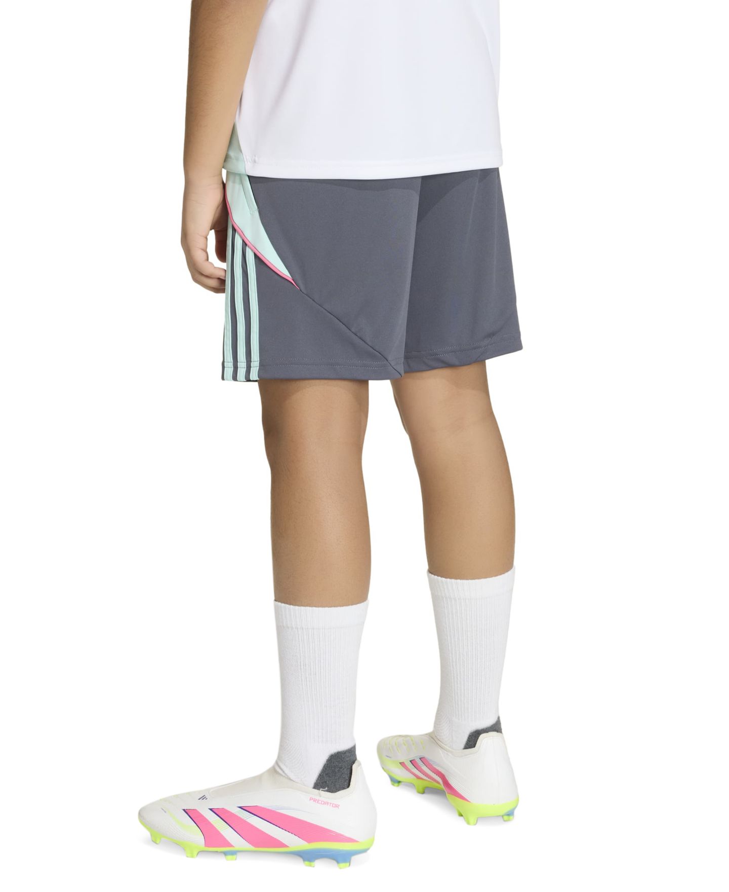Детские шорты adidas Messi Soccer, цвет: Aurora Onix — фото 6