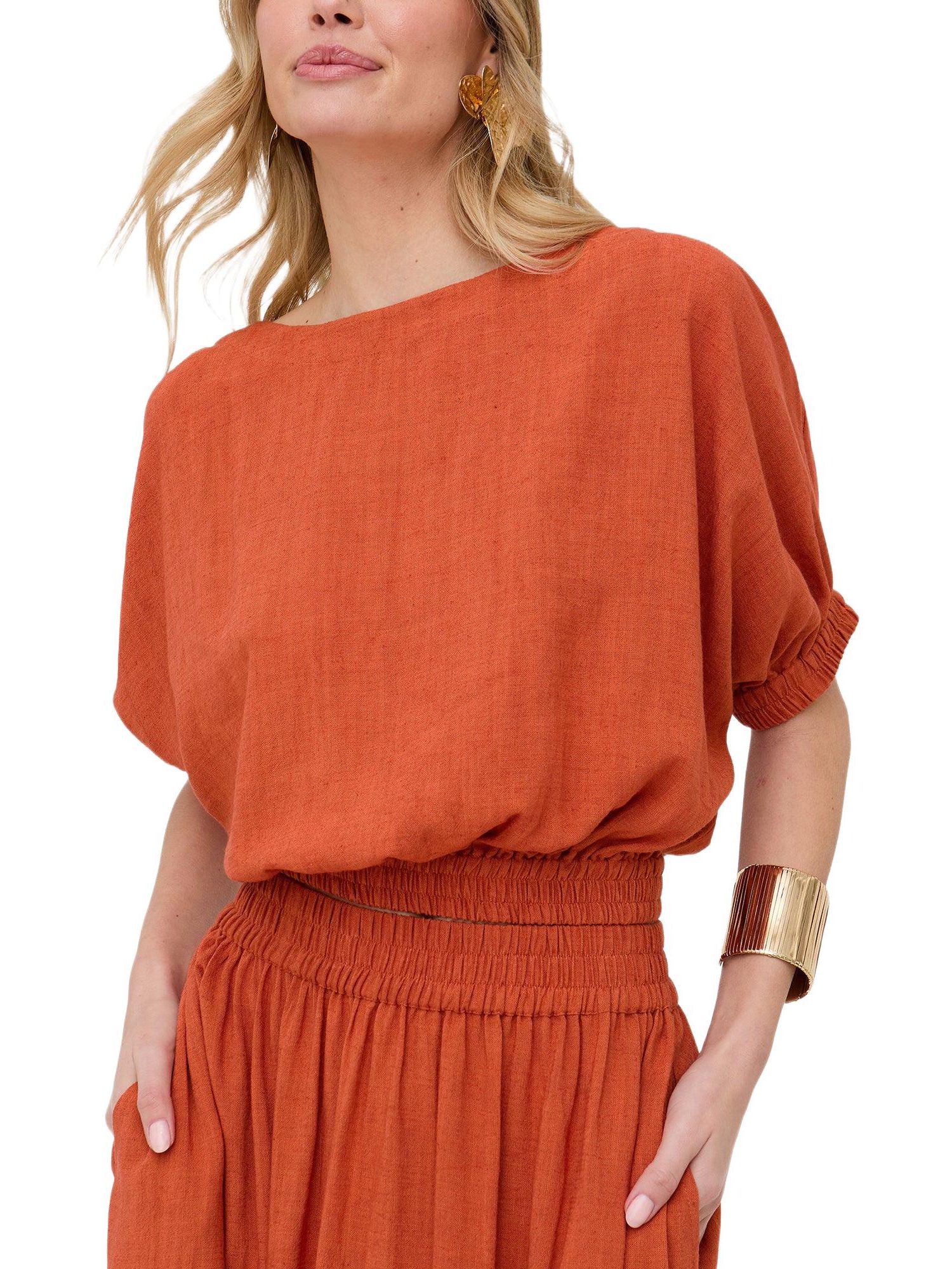 Women's Poppy Boat Neck Top