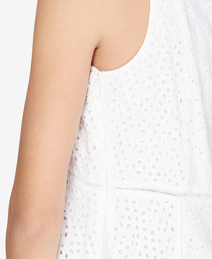 Lauren ralph lauren eyelet dress Outlet