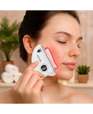 Firming, Lifting & Radiance Skincare Set – 7-in-1 LED Light Therapy Face Mask & Sculpting Wand Set