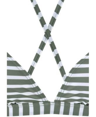 Women's Cross Back Triangle Bikini Swimsuit Top Bra Sizing