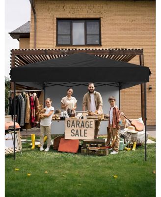 Pop Up Canopy Tent 10x10 Outdoor Canopy tz Set Up Heavy Duty Commercial Instant Tent Shelter, 3-Sidewall