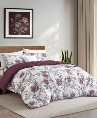 Rita Floral 3-Pc. Comforter Set, Full