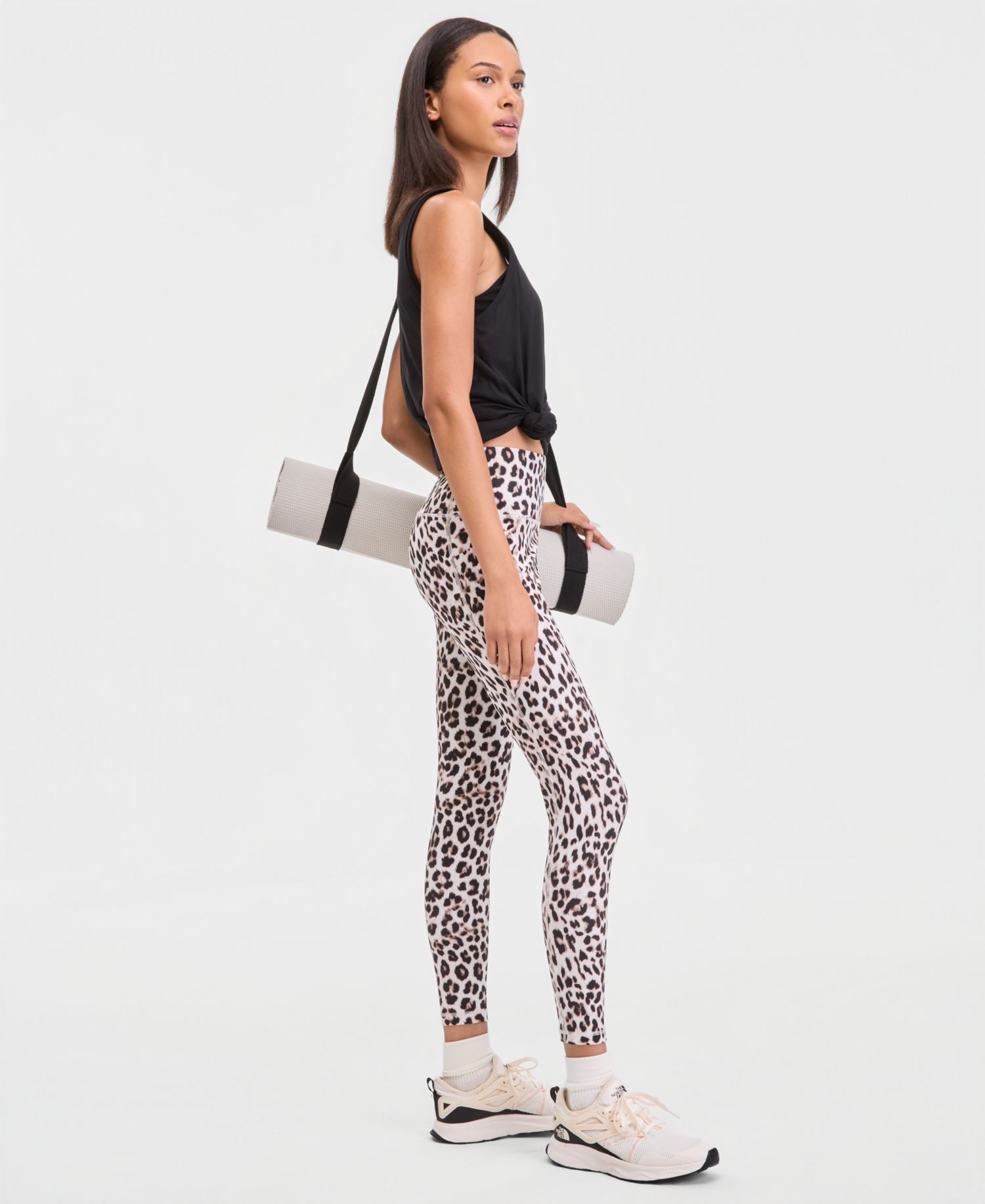 Women's Cheetah-Print 7/8 Compression Leggings