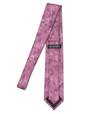Men's Tonal Floral Slim Tie