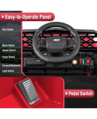 Kids Ride on Truck Car with Parental Remote and Music