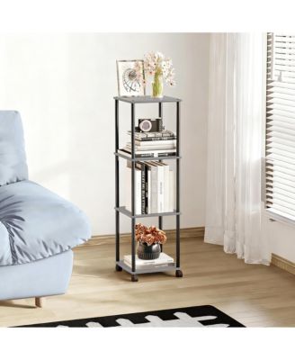 Mobile Storage Rack with Locking Wheels for Bathroom, Kitchen, Laundry