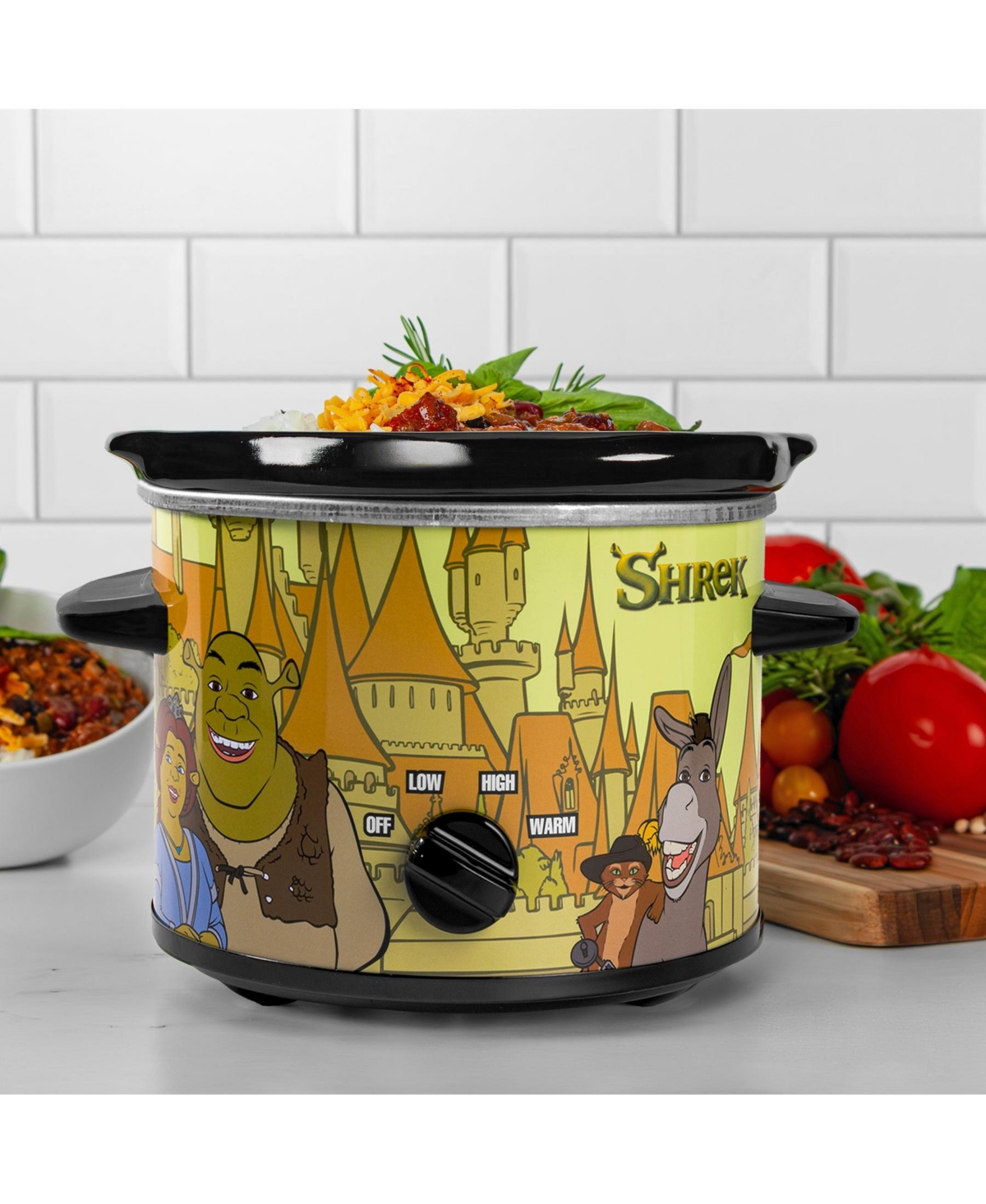Uncanny Brands Shrek 2qt Slow Cooker - Small Kitchen Appliance