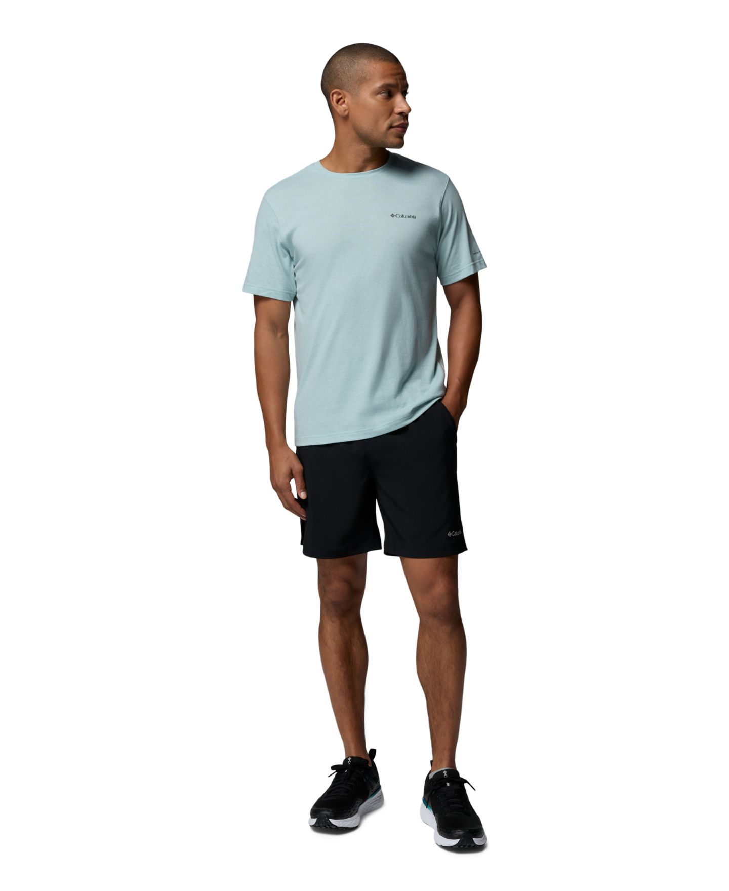 Мужские шорты Columbia Vital Valley Regular-Fit, цвет: Чёрный — фото 2