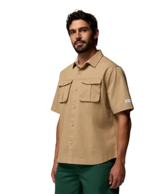 Men's Acker Rock Twill Short-Sleeve Button-Down Shirt