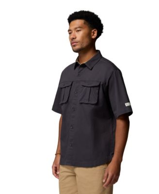 Men's Acker Rock Twill Short-Sleeve Button-Down Shirt