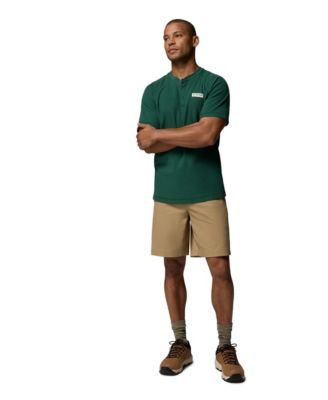 Men's Acker Rock Knit Short-Sleeve Henley Shirt