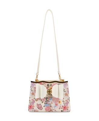 Amelie Floral Bow Small Satchel Bag