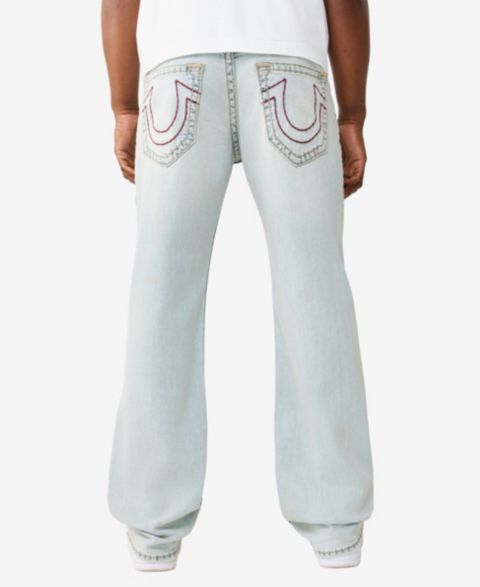 Мужские джинсы True Religion Regular-Fit Bootcut, цвет: Светлая варка